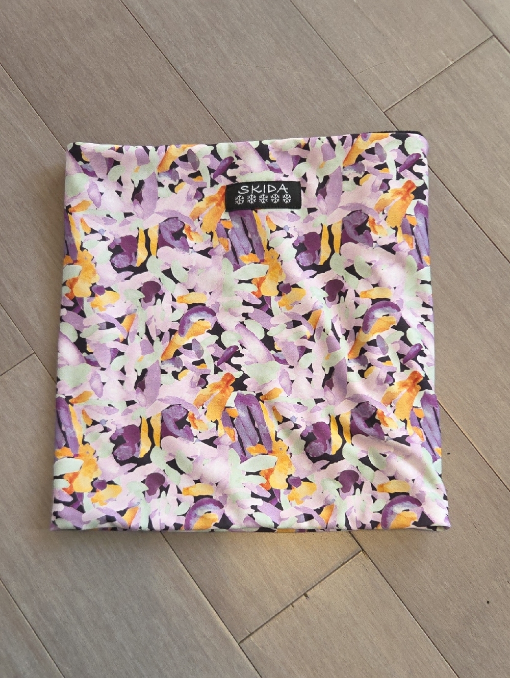 Skida Floral Purple & Yellow Neck Gaiter